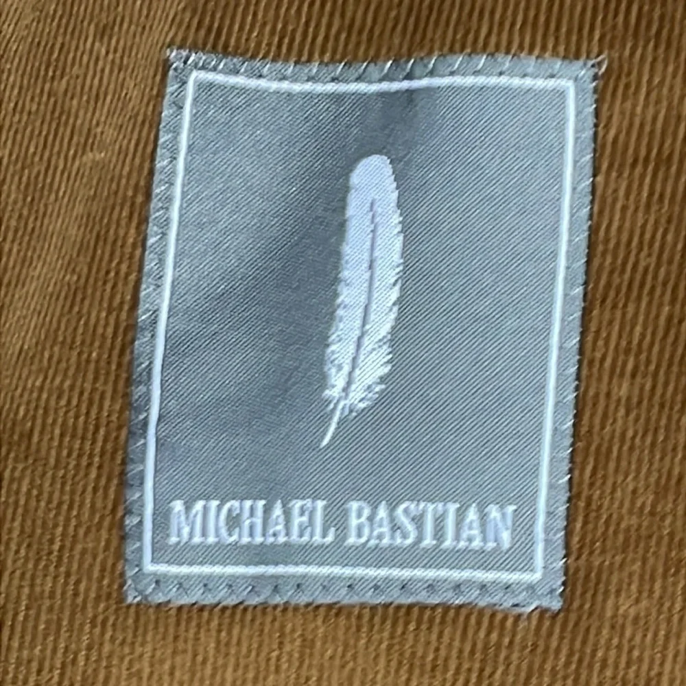 Michael Bastian Cotton Corduroy 3 Button Blazer Sport Coat Camel Brown Sz 48L
